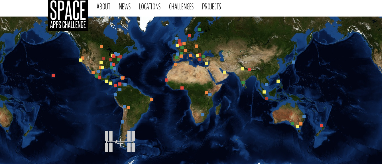 NASA Space Apps Challenges, capture d'écran