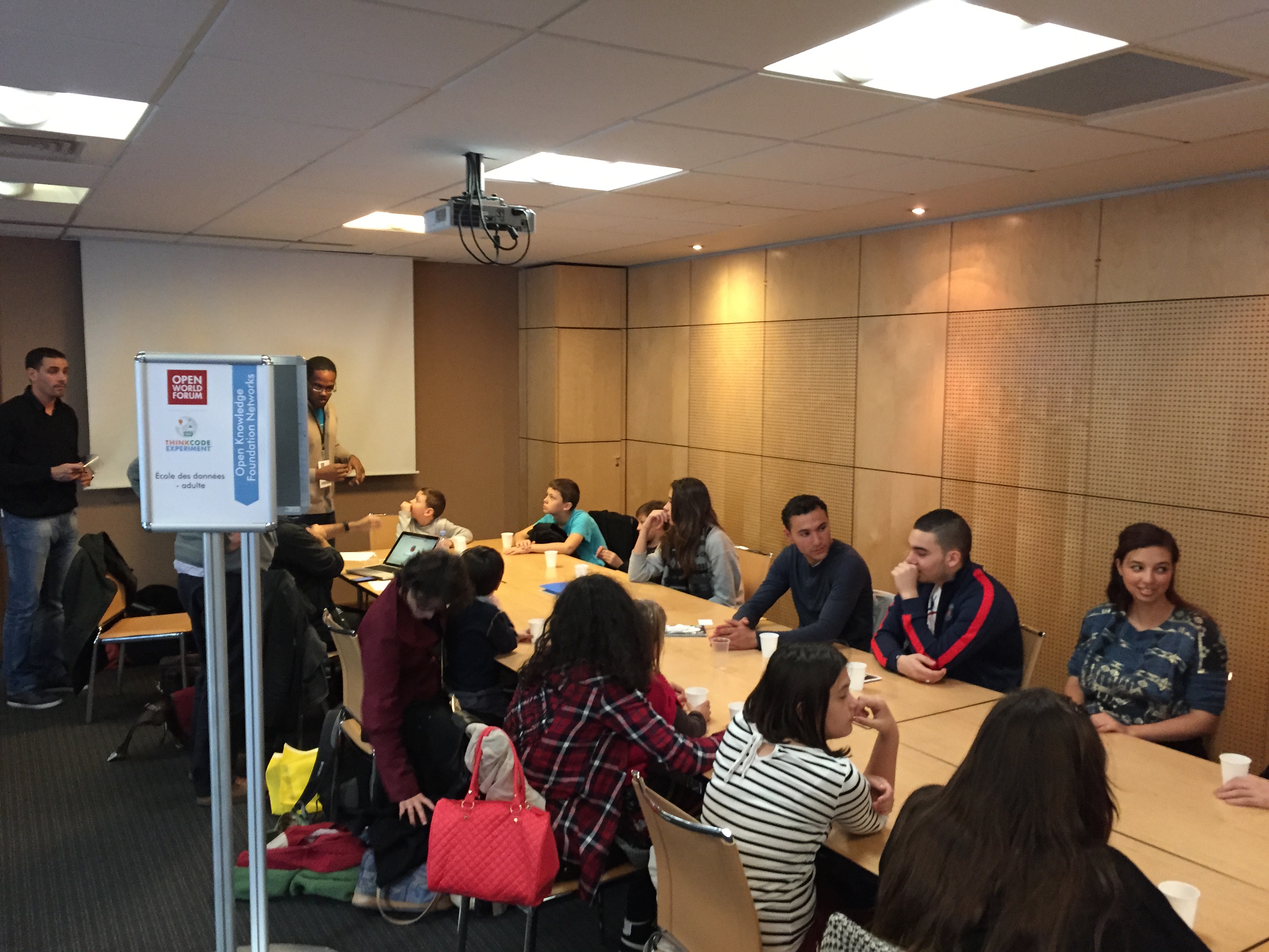 Atelier de données jeune public à l'Open Word Forum