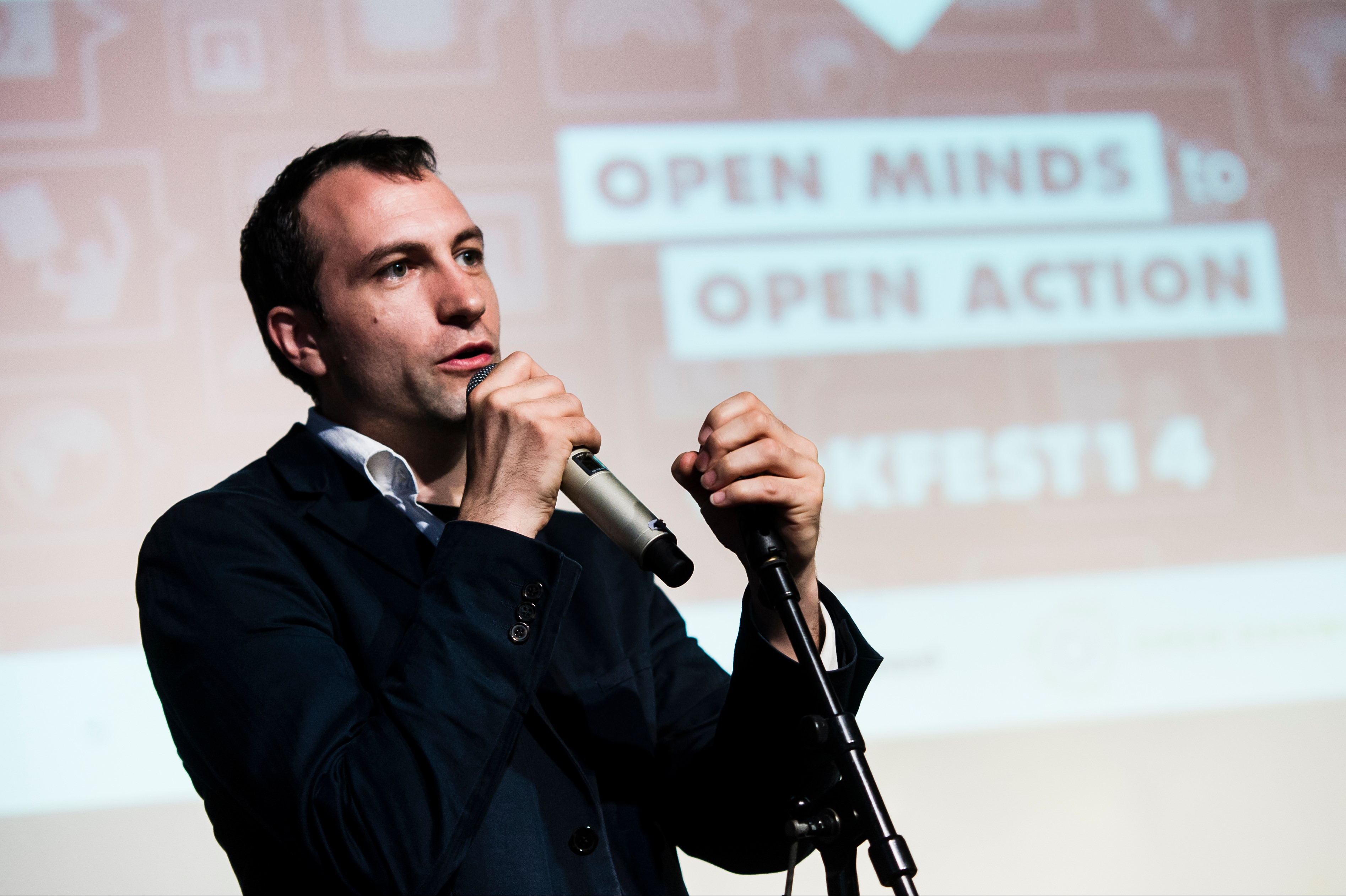 Open Knowledge Foundation-Festival 2014 at Kulturbrauerei in Berlin.